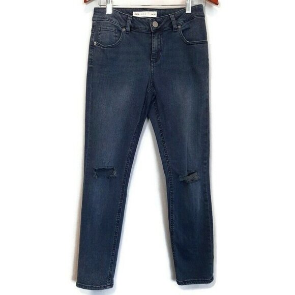 ASOS Skinny Jeans Ripped Knee Distressed Denim - Picture 1 of 9